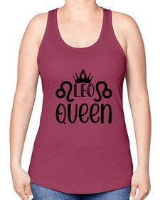 Leo queen 292# - leo -Racerback Tank
