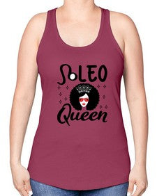 Leo queen 294# - leo -Racerback Tank