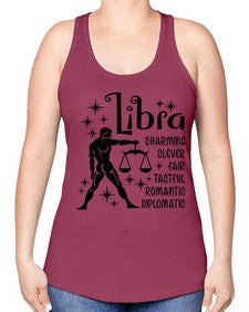 Libra 315# - libra -Racerback Tank