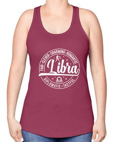 Libra 324# - libra -Racerback Tank