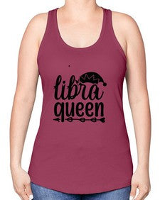 Libra queen 326# - libra -Racerback Tank
