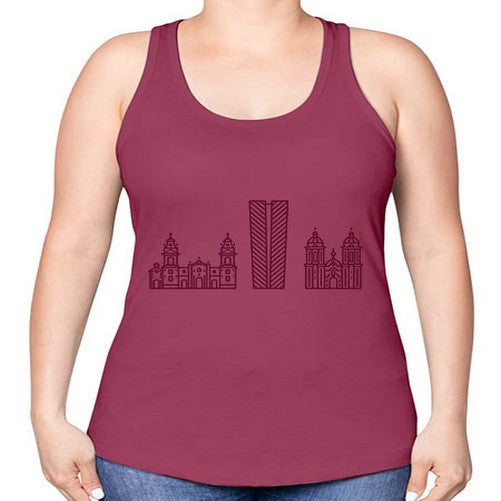 Lima 1137# - cities -Racerback Tank