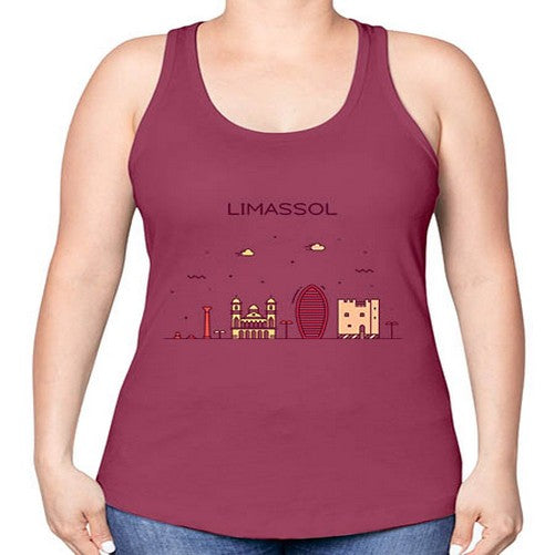Limassol 1143# - cities -Racerback Tank