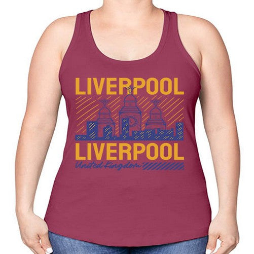 Liverpool 1152# - cities -Racerback Tank