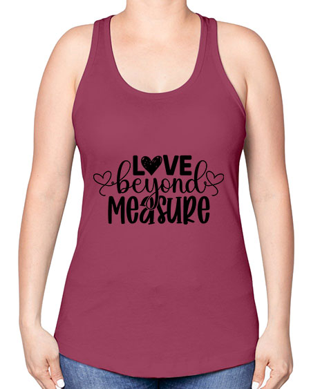 Love Beyond Measure 389# - kids -Racerback Tank