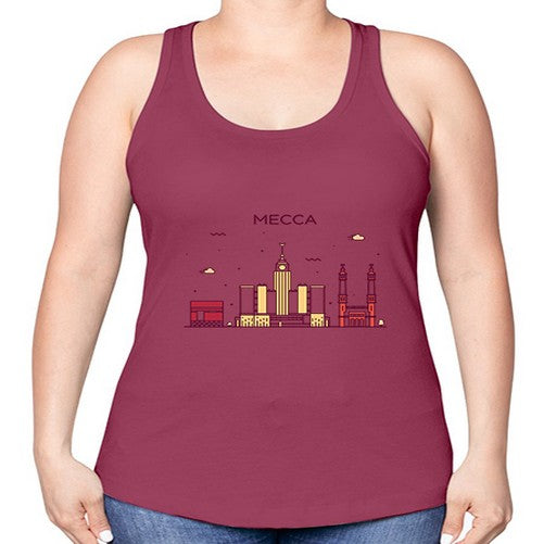 Mecca 1264# - cities -Racerback Tank