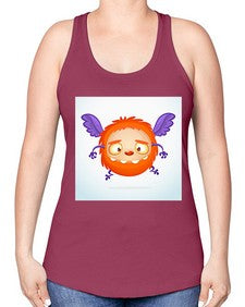 Monster 180# - cartoon general -Racerback Tank