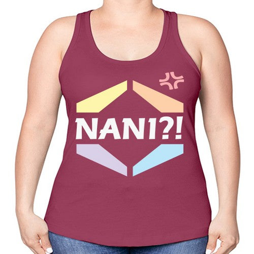 Nani What Funny Japanese Anime 270# - anime -Racerback Tank