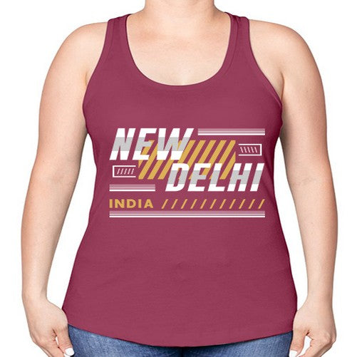 New Delhi 1440# - cities -Racerback Tank