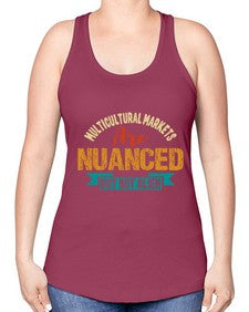 Nulticultural markets are nuanced but not alien 36# - ufo -Racerback Tank