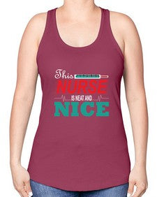 Nurse NiceTransperntPNG Style 1187# - nurse -Racerback Tank