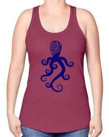 OctopusMandalaPNG 960# - mandala -Racerback Tank