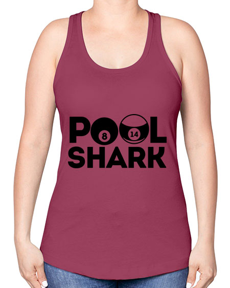Pool shark 566# - billards -Racerback Tank