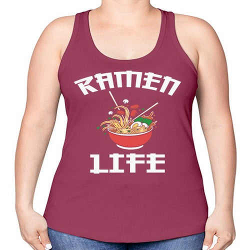 Ramen Noodle Anime Ramen Life 281# - anime -Racerback Tank