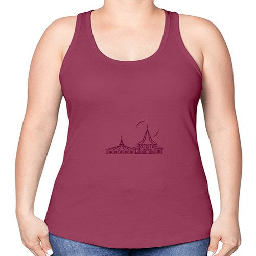Rovaniemi 1756# - cities -Racerback Tank