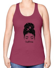 Sagittarius Woman - sagittarius -Racerback Tank
