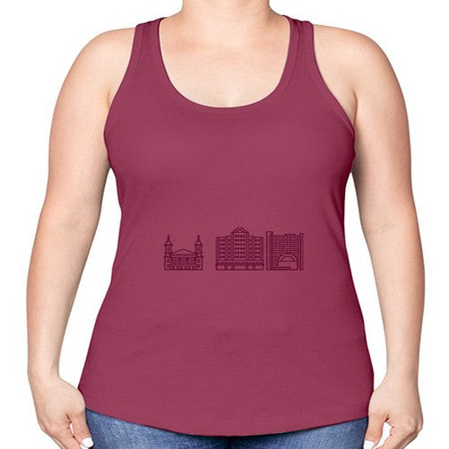 SanJoseCL 1792# - cities -Racerback Tank