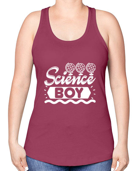 Science Boy 137# - general science -Racerback Tank