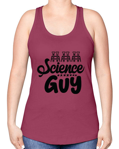 Science Guy 117# - general science -Racerback Tank