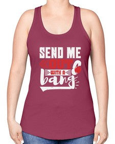 Send me outwith a bang 44# - video games -Racerback Tank