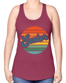 Senior 865# - twelfth grade -Racerback Tank