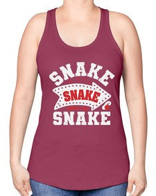 Snake Snake SNAKE 45# - video games -Racerback Tank