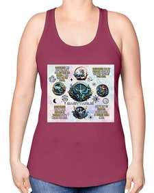 Straight Saggitarius 476# - sagittarius -Racerback Tank