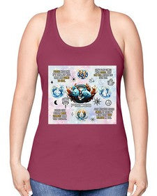 Straight pisces 475# - pisces -Racerback Tank