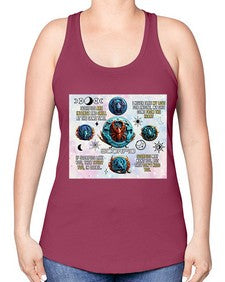 Straight scorpio 477# - scorpio -Racerback Tank