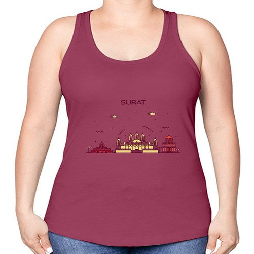 Surat 1908# - cities -Racerback Tank