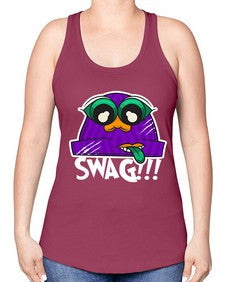 Swag beanie 247# - cartoon general -Racerback Tank