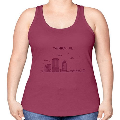 TampaFL 1944# - cities -Racerback Tank
