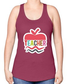 Teacher 1445# - teacher -Racerback Tank