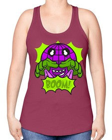 The boomdays 249# - cartoon general -Racerback Tank