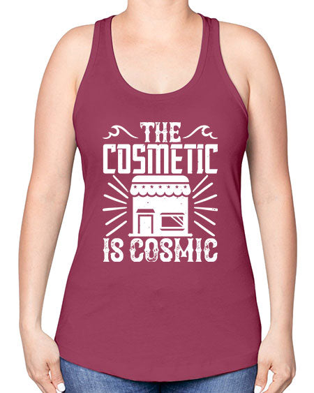 The cosmetic is cosmic Style 416# - architect -Racerback Tank