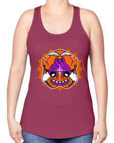 The super egg 253# - cartoon general -Racerback Tank