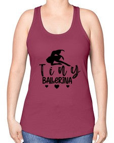 Tiny ballerina 203# - ballet -Racerback Tank