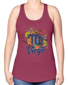 Virgo 133# - virgo -Racerback Tank