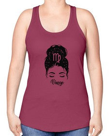 Virgo woman - virgo -Racerback Tank