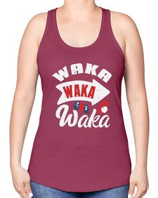Waka Waka Waka 50# - video games -Racerback Tank