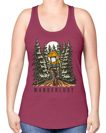 Wanderlust 2# - nature -Racerback Tank