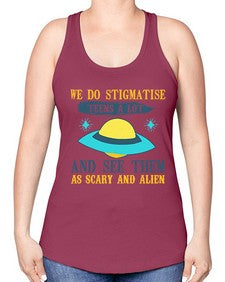 We do stigmatise teens a alot 43# - ufo -Racerback Tank