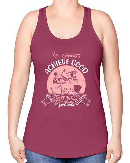 You cannot achieve good makeup without good tools Style 173# - beauty - fashion -Racerback Tank