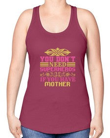 You dont need 270# - cartoon super hero -Racerback Tank