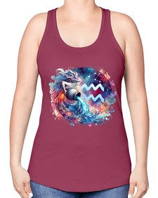 aquarius 90# - aquarius -Racerback Tank