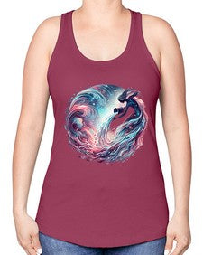 aquarius 91# - aquarius -Racerback Tank