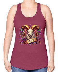 aries 136# - aries -Racerback Tank