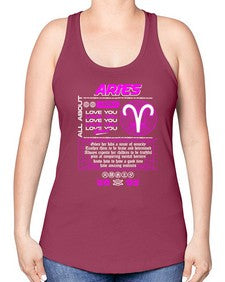 aries 138# - aries -Racerback Tank