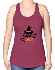 basic witch 49# - witch -Racerback Tank