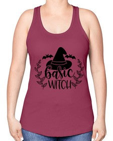 basic witch 50# - witch -Racerback Tank